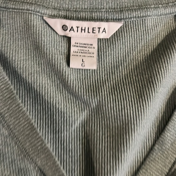Athleta Ribbed Henley - Picture 2 of 4